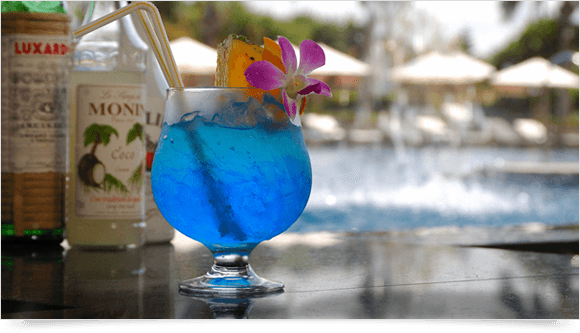 Unwind on the resort's private beach.