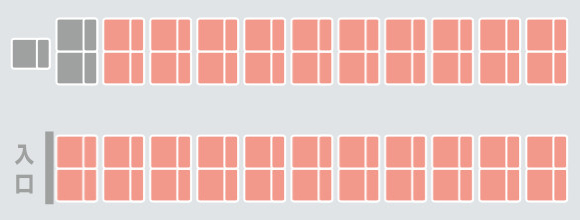夜行便&nbsp;&nbsp;LimonBus5便/105便&nbsp;&nbsp;4列ワイドシート・トイレ付